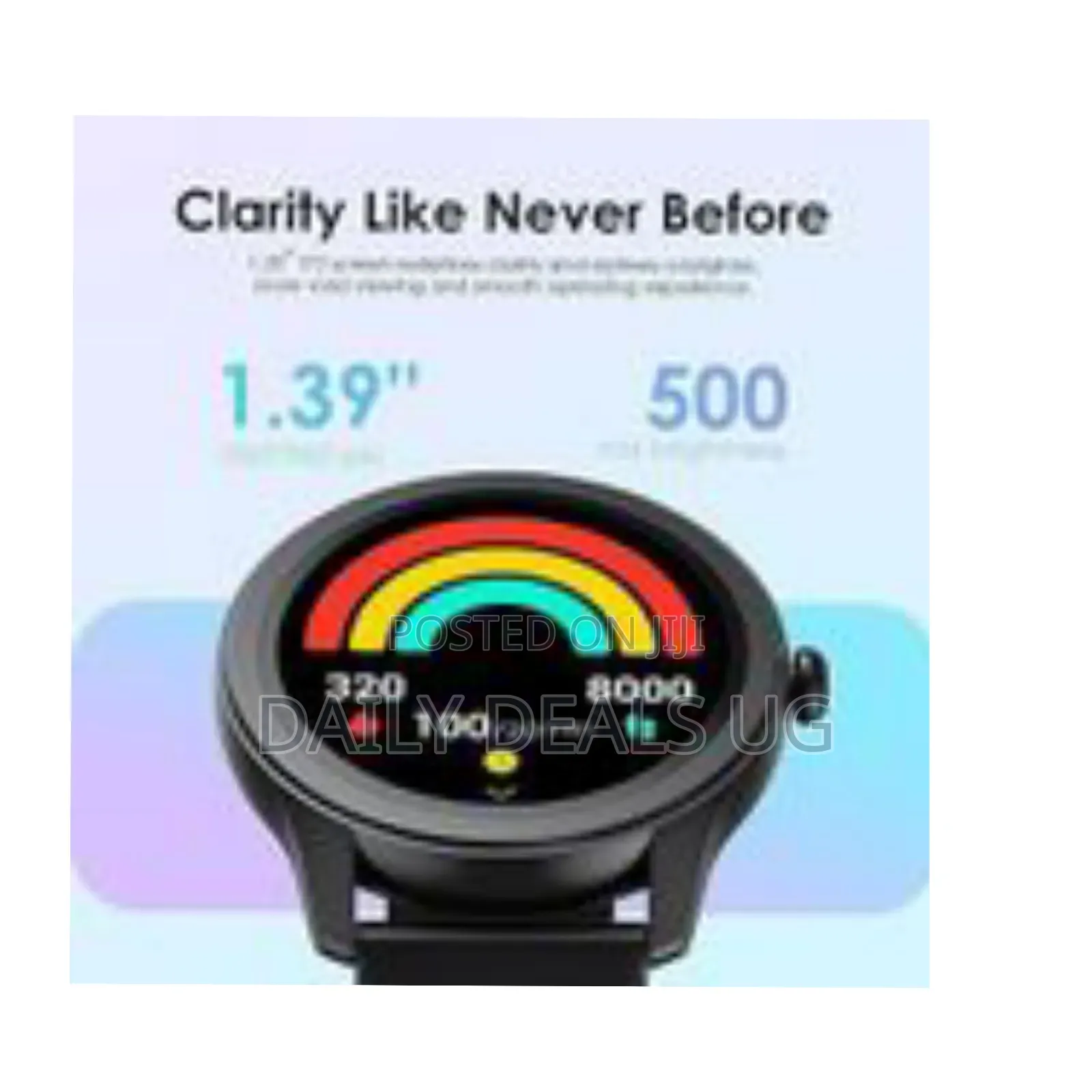 Oraimo Modern Circular Smartwatch / Fitness Tracker - Multicolor