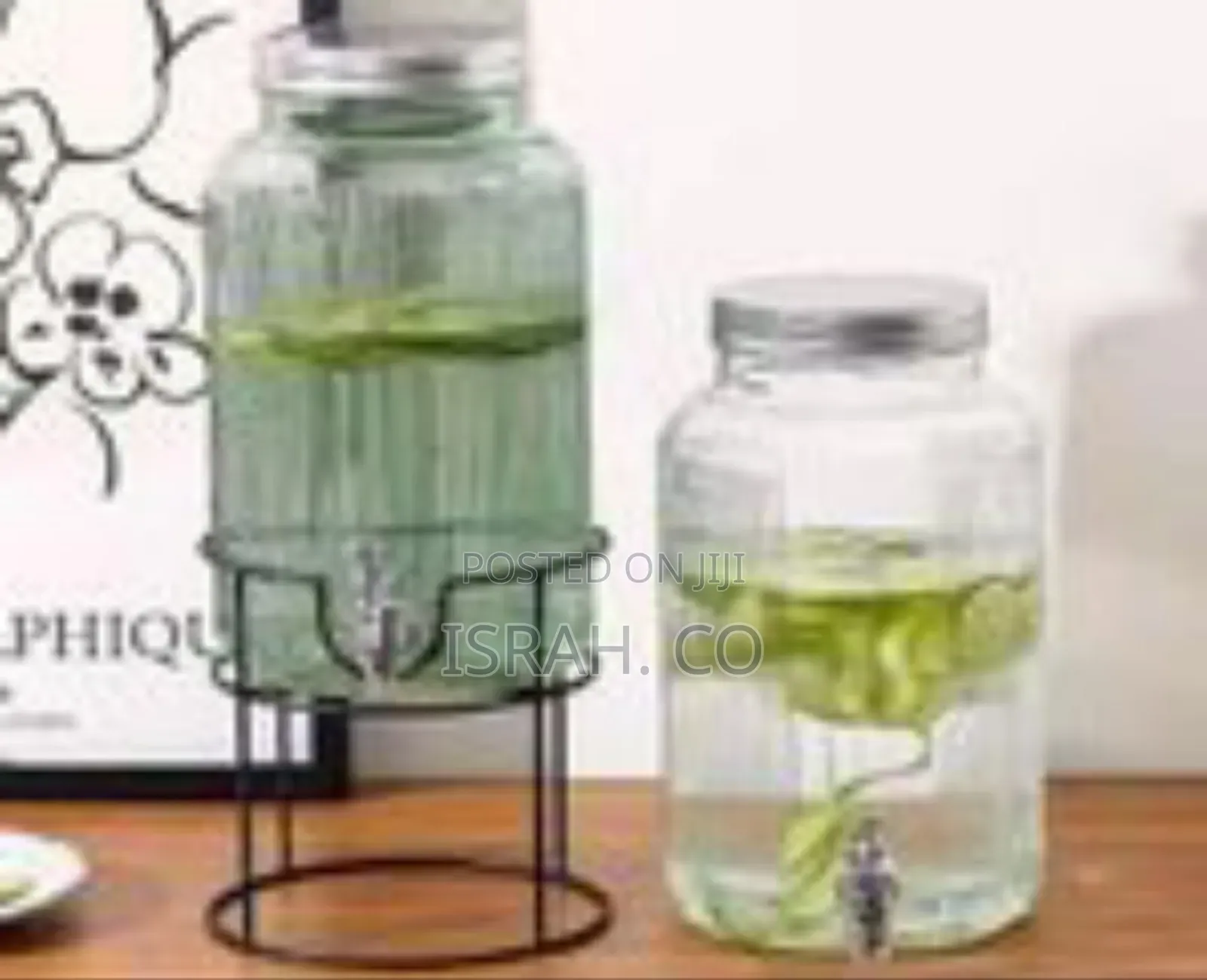 6 Liter Glass Beverage Dispenser