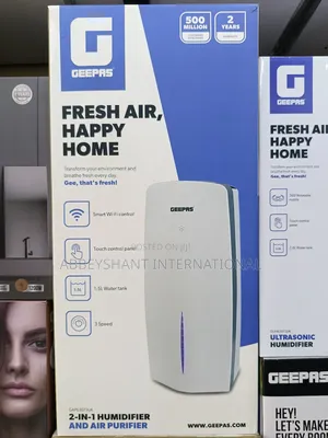 Humidifier Geepas 2-in-1 Digital Air Purifier and Humidifier