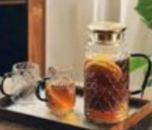 Yiliwi Elegant Glass Beverage Set: Pitcher and Mugs Gift Box