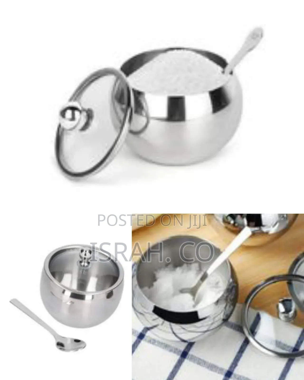 Stainless Steel Sugar Bowl