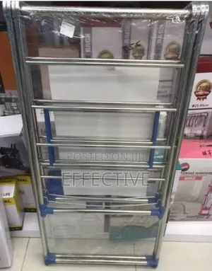 Stainless Steel Multi-Tier Foldable Clothes Drying Rack.