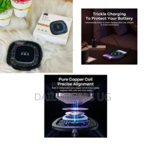 Lenyes High-Speed 15w Wireless Charger With Transparent Tech Design