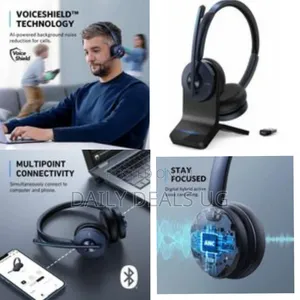 Anker Anker Powerconf H700 Ai-Powered Wireless Headset - Black