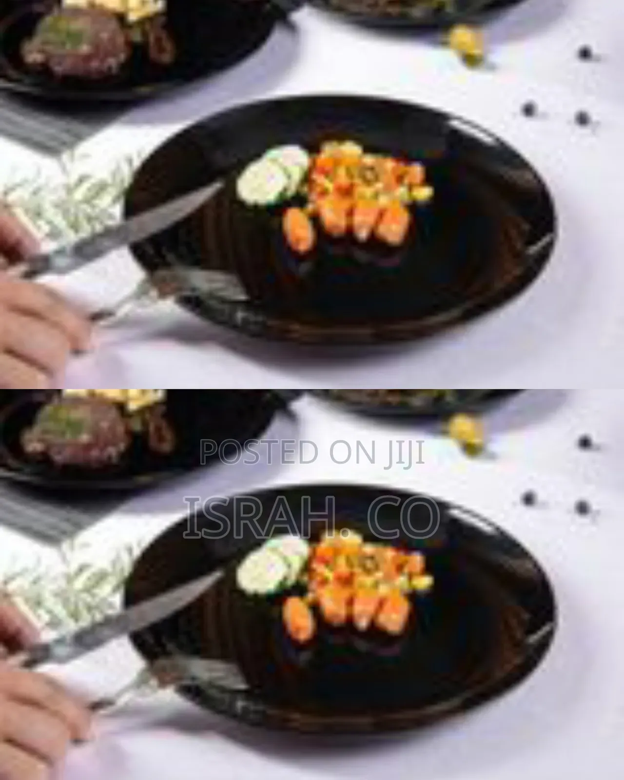 6 Piece Set of Ceramic Dinner Plates