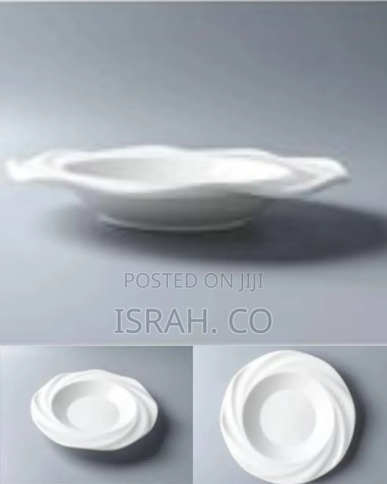 6 Flower Shaped Melamine Plates