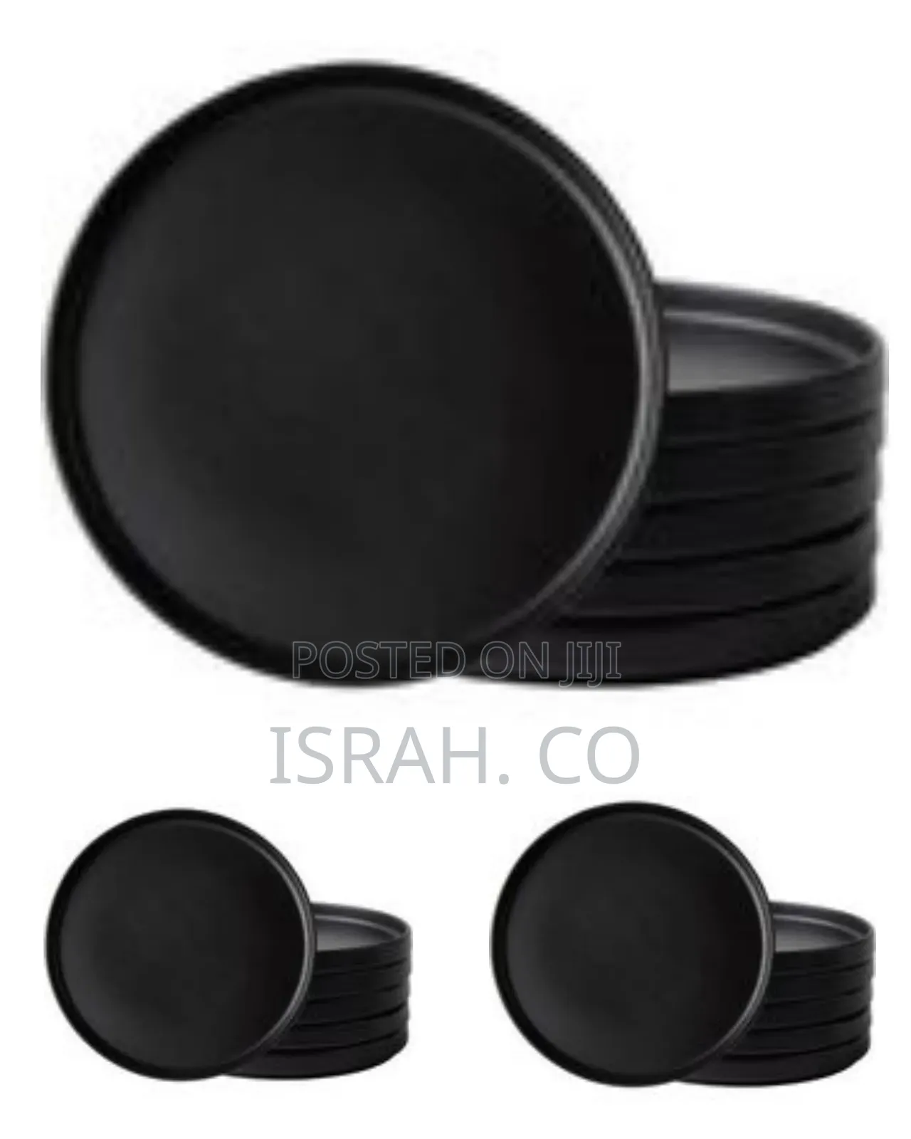 Set of 6 Modern Ceramic Dinner Plates