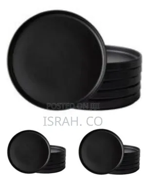 Set of 6 Modern Ceramic Dinner Plates