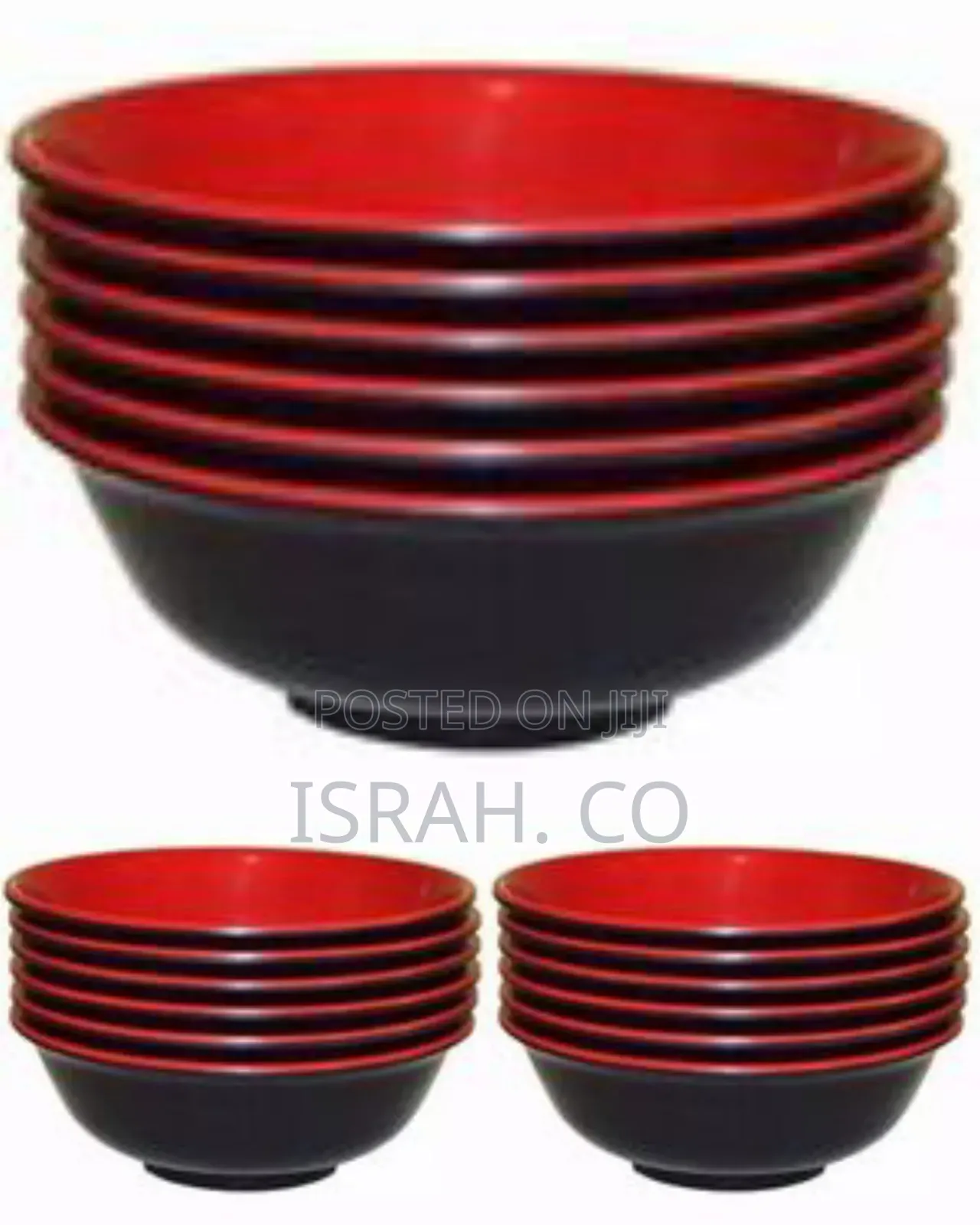 Set of 6 Melamine Soup Bowls