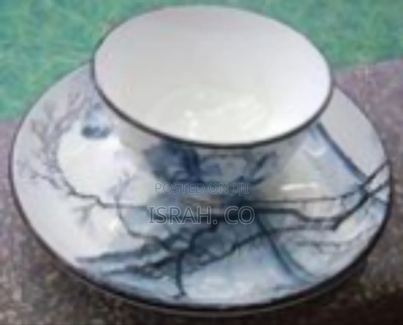 Set of 12 Ceramic Dinner Plates and Bowls