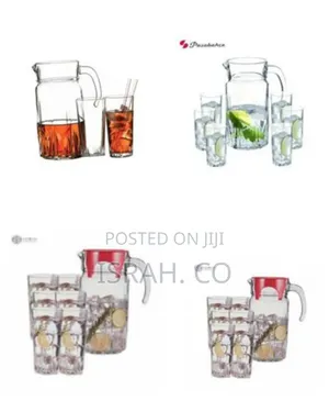 Luminarc Elegant Glass Pitcher and Tumbler Set - 7 Pieces