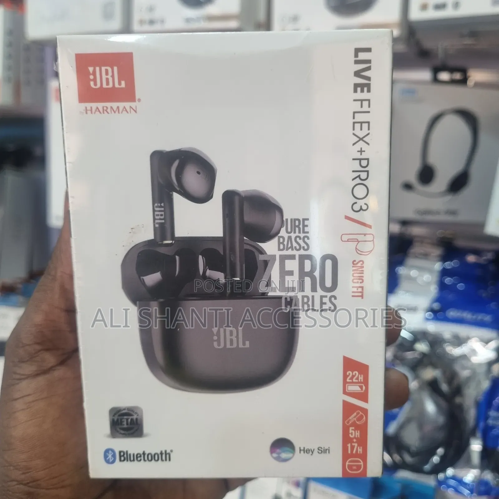 Live Flex Plus Por 3 JBL Earbuds