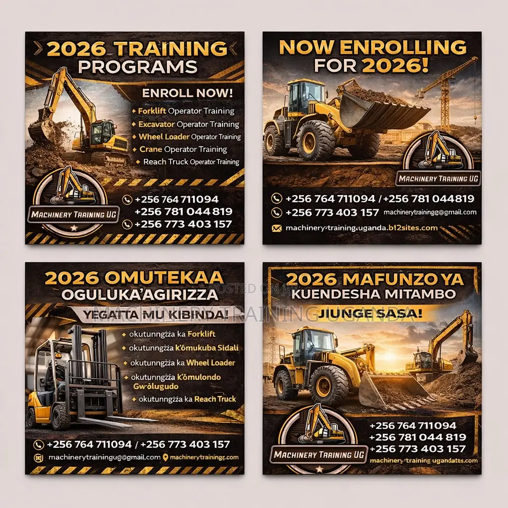 Machinery Training Uganda – Building Skills, Powering Futures!