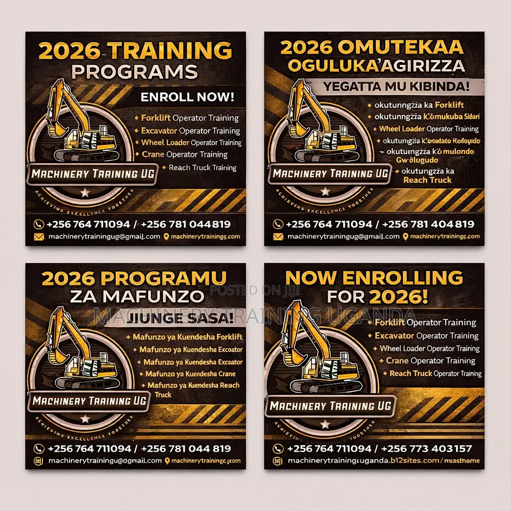 Machinery Training Uganda – Building Skills, Powering Futures!