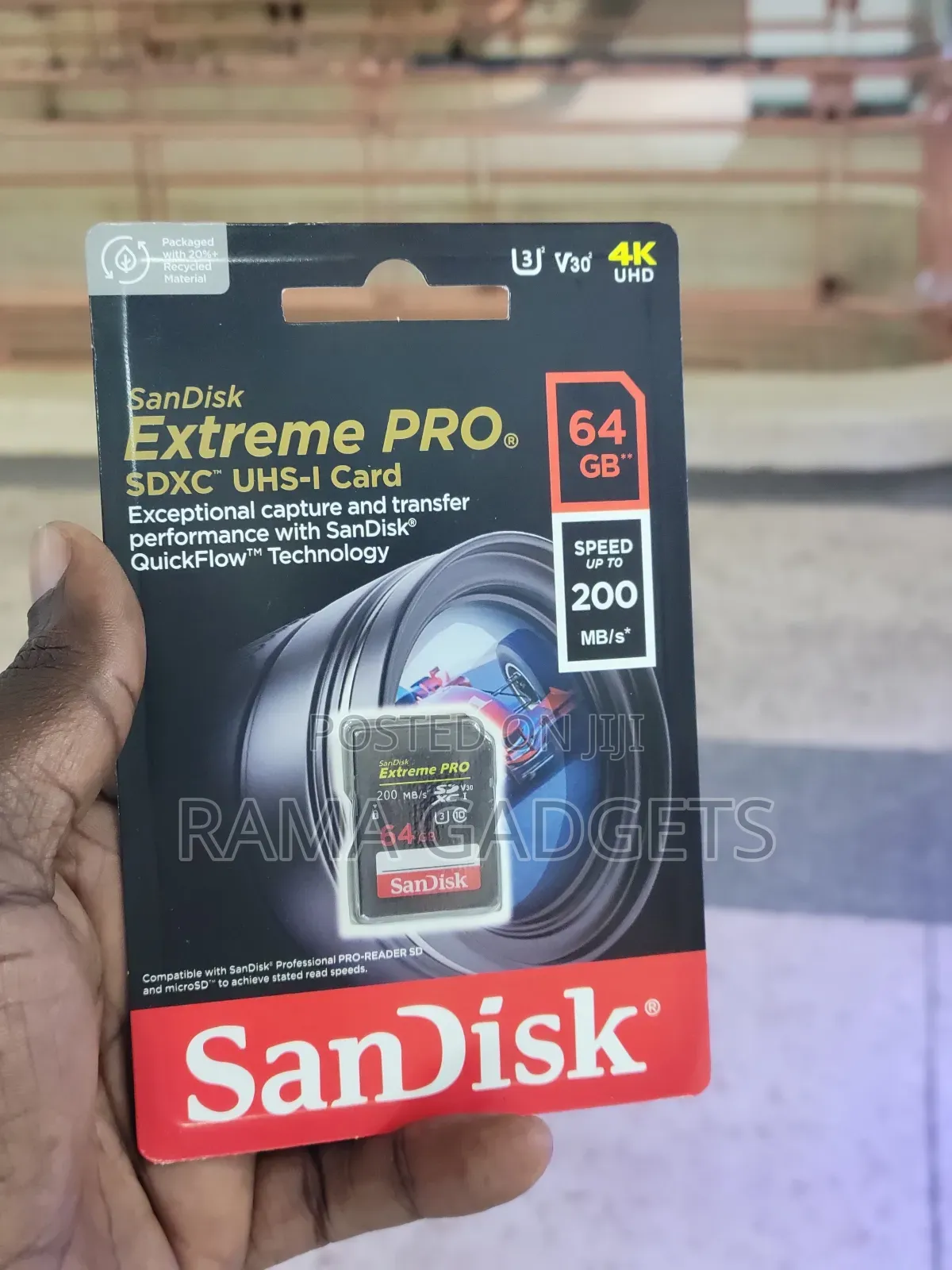 64gbsandisk Extreme Pro SDXC Uhs-I Card
