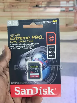 64gbsandisk Extreme Pro SDXC Uhs-I Card