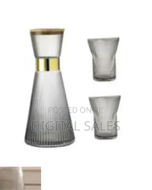 Elegant Glass Carafe Tumbler Set
