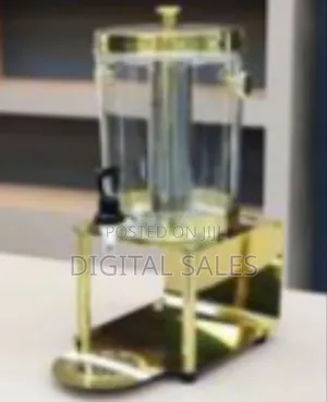 Luxury Gold-Tone Single Beverage Dispenser With Ice Core, 8l