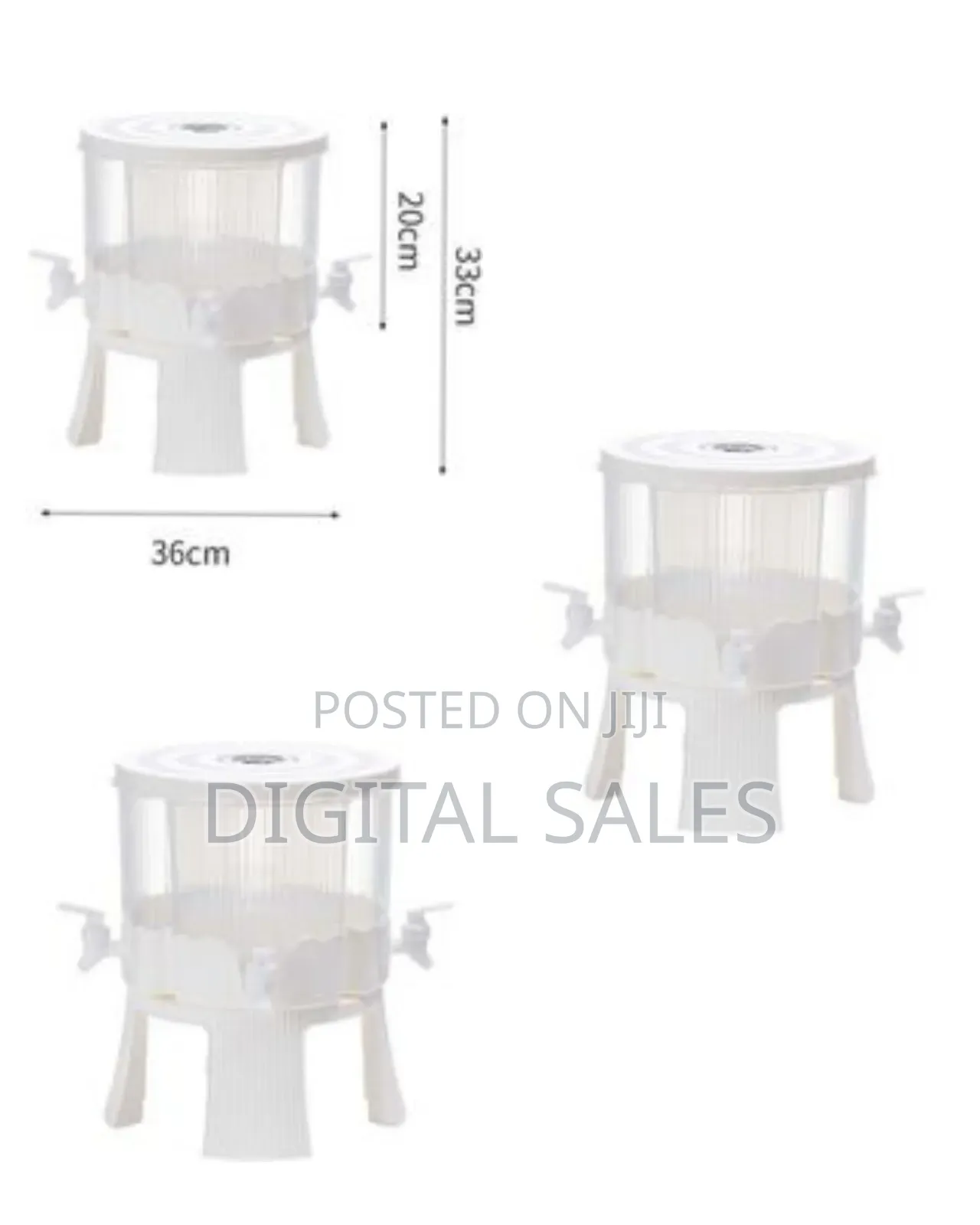 Multi-Compartment Beverage Dispenser With Multiple Taps (6 Litres)