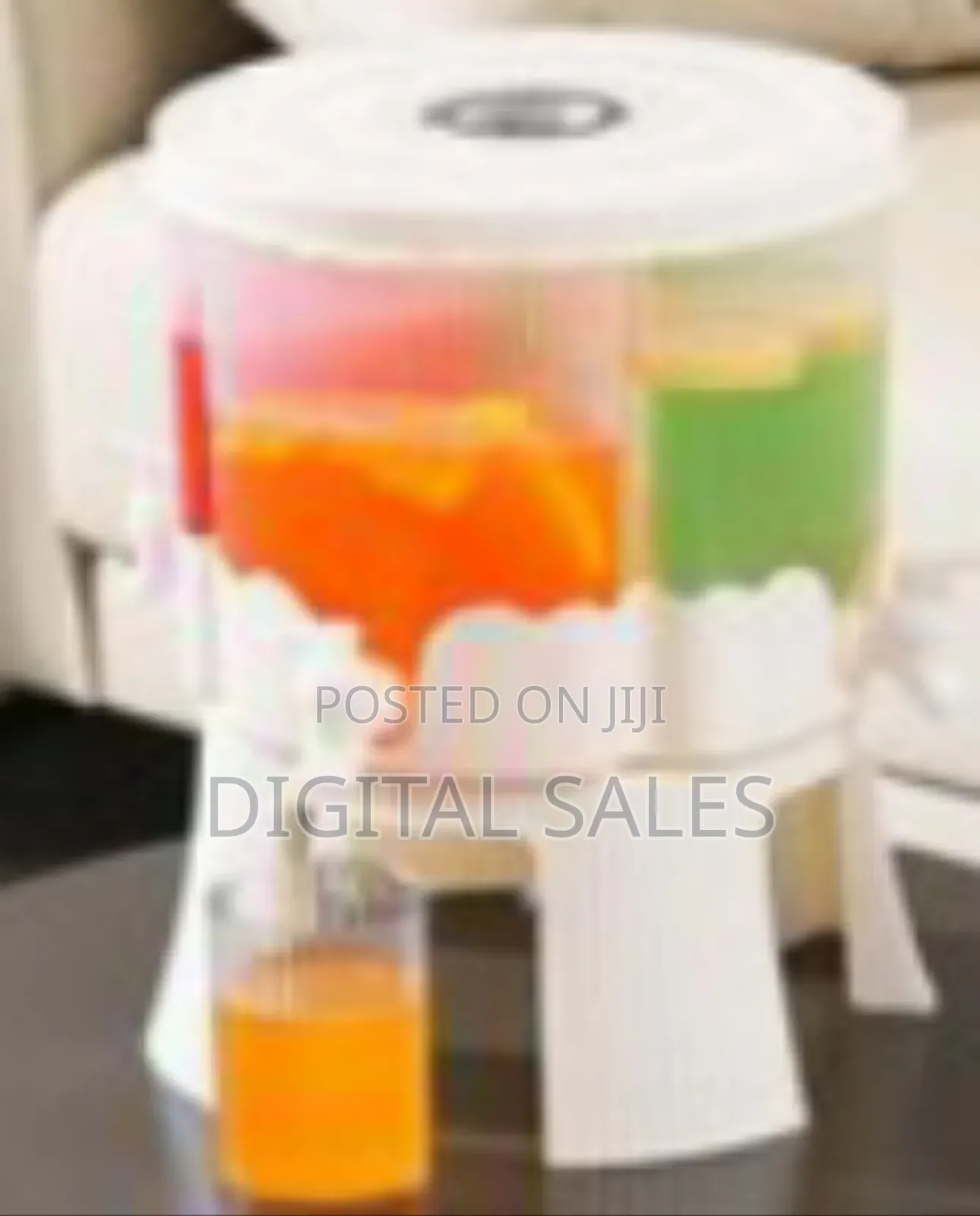 Multi-Compartment Beverage Dispenser With Multiple Taps (6 Litres)