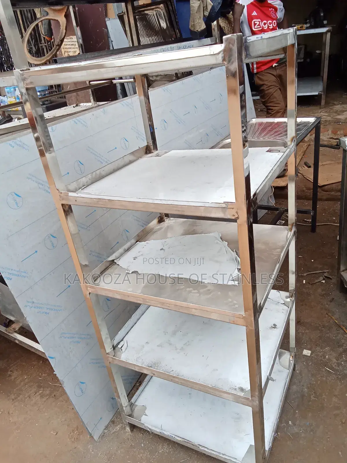Five Shelves Rack Stainless