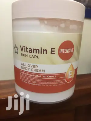 Vitamin E Body Cream for Dry and Very Dry Skin