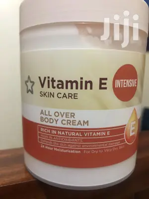 Vitamin E Body Cream for Dry and Very Dry Skin