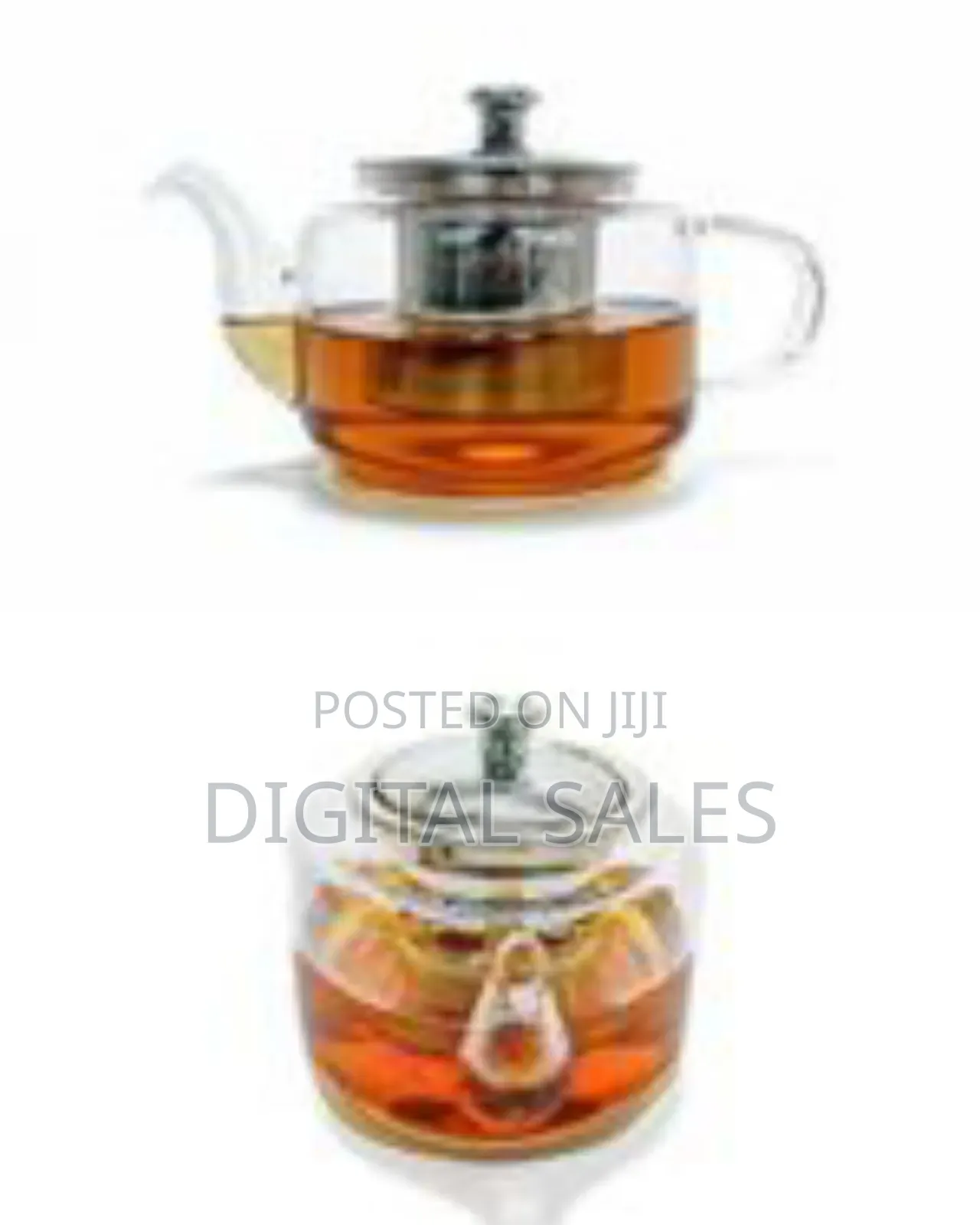 Elegant Glass Teapot With Stainless Steel Infuser