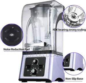 Dw 4l Multifunctional Blender Low Noise With A Soundproof Shield.