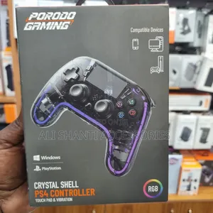 Porodo Gaming Controller Ps4/Crystal Shell Wireless Ps4 Gaming Control