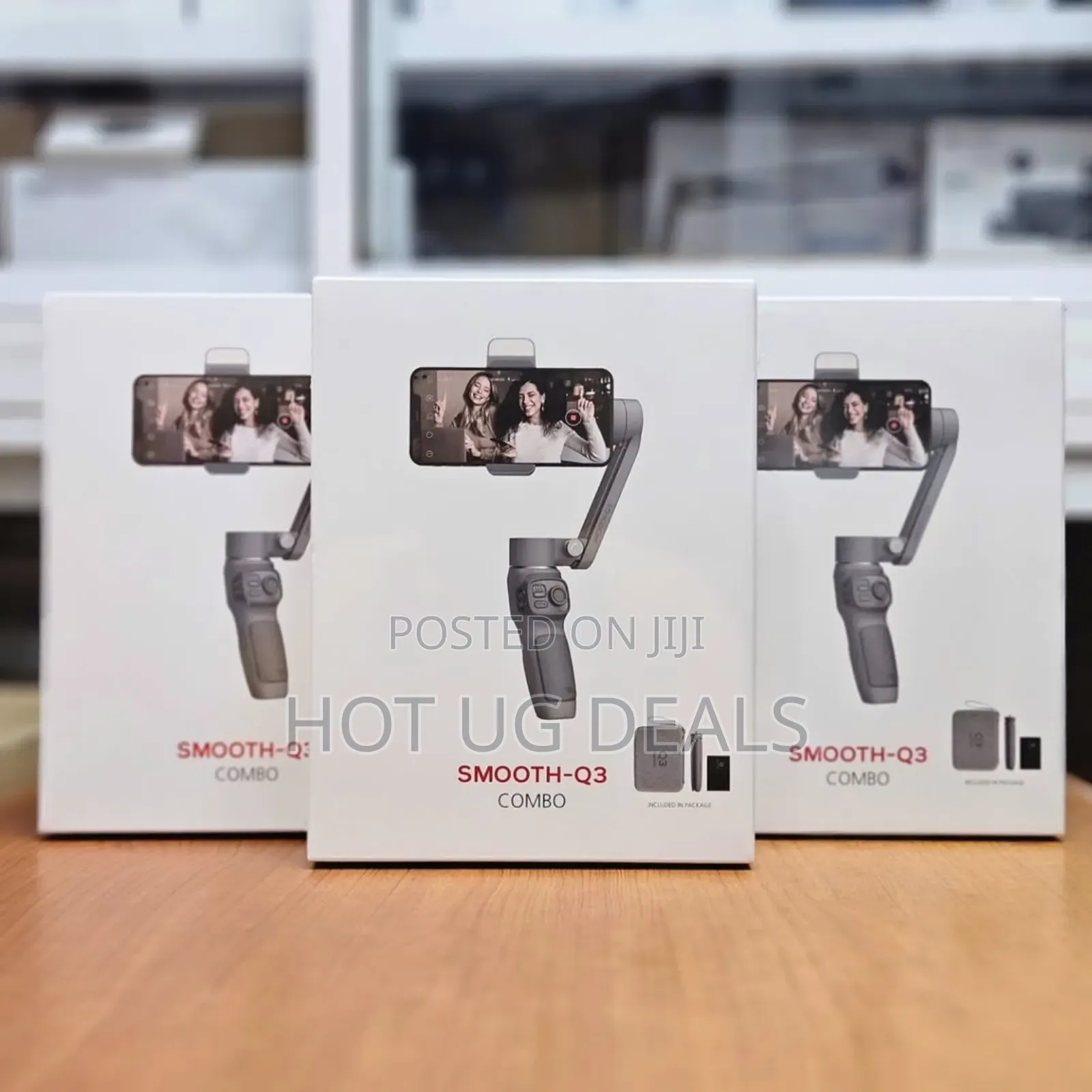 Zhiyun Smooth-q3 Combo, A 3-axis Handheld Smartphone Gimbal Stabilizer