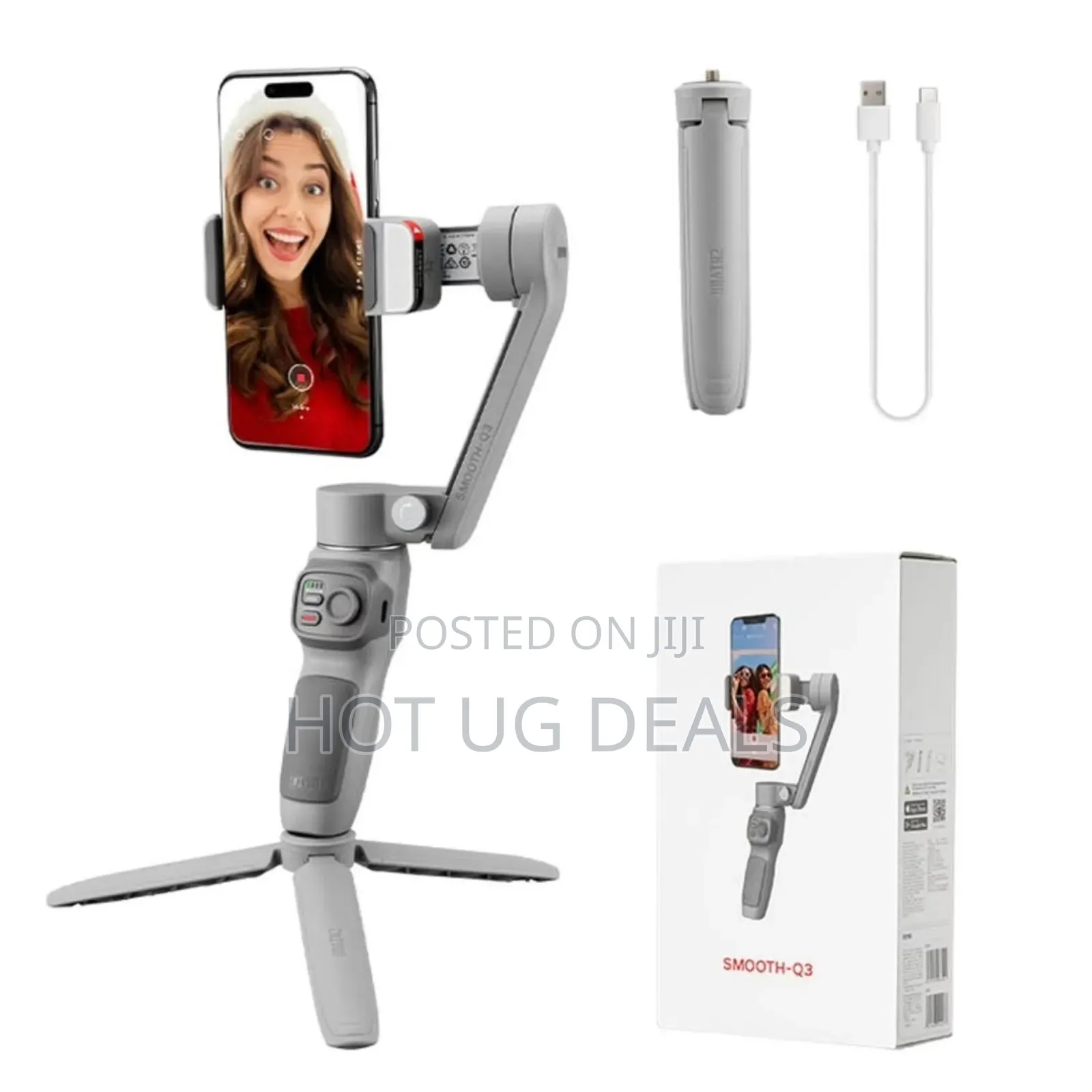 Zhiyun Smooth-q3 Combo, A 3-axis Handheld Smartphone Gimbal Stabilizer