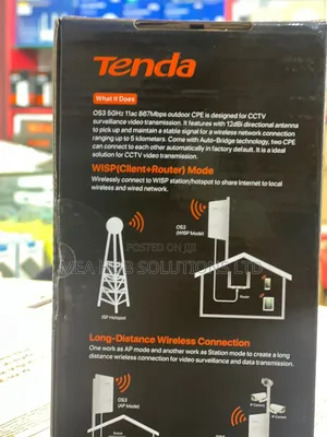 Tenda O3 5ghz Outdoor Cpe Access Point
