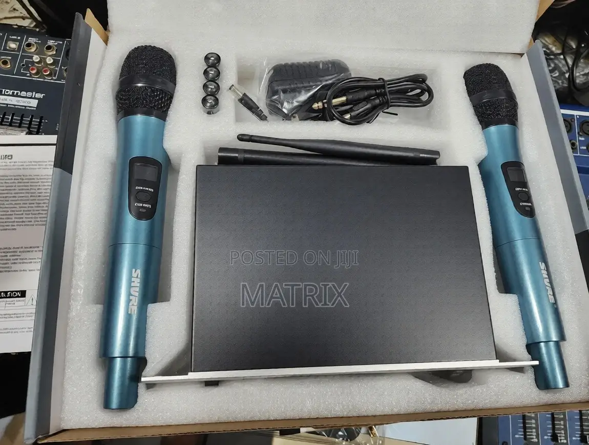 Original Shure Professional Wireless Daul Microphone System