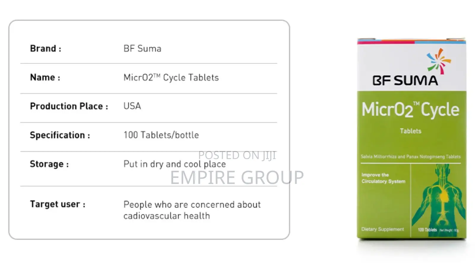 Micro2 Cycle Tablets | Herbal Blood Pressure Support