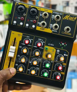 Portable 4-Channel Dj Mixer Console