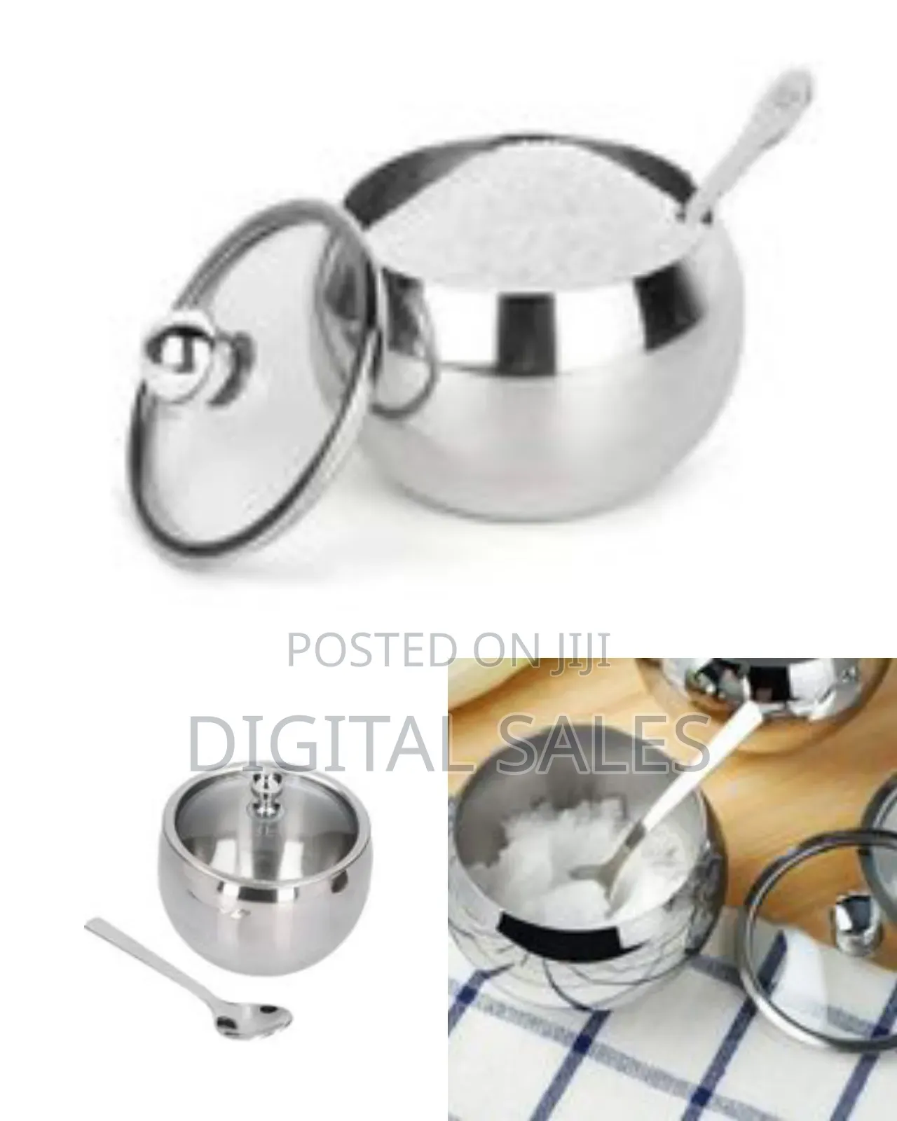 Stainless Steel Sugar Bowl
