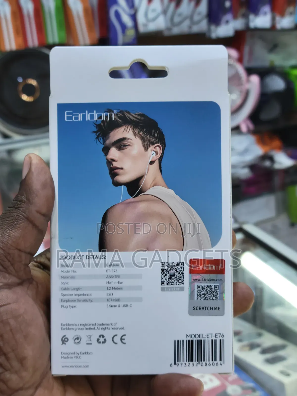 Earldom 2in1 Wired 3.5mm Usb-C