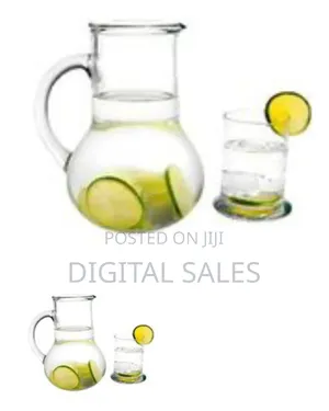 Pasabache Elegant Glass Pitcher and Glass Set