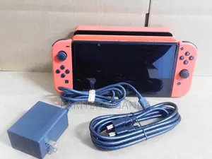 Nintendo Switch (Oled Model) Heg-001 Mario Red Edition 64gb Console (E