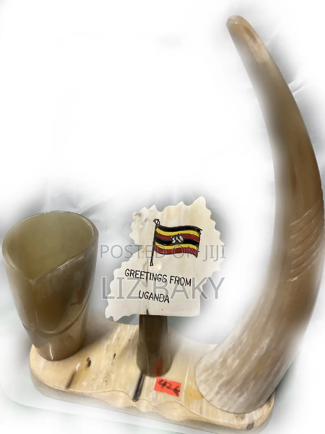 Desk Organizer Made From Cow Horn