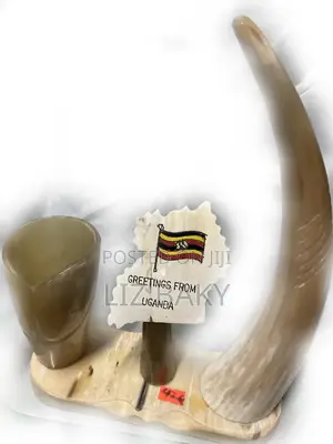 Desk Organizer Made From Cow Horn