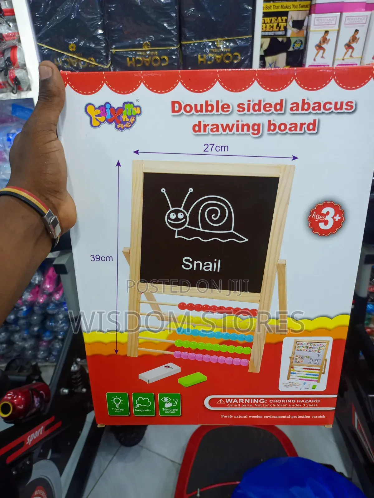 Double-Sided Abacus Drawing Board