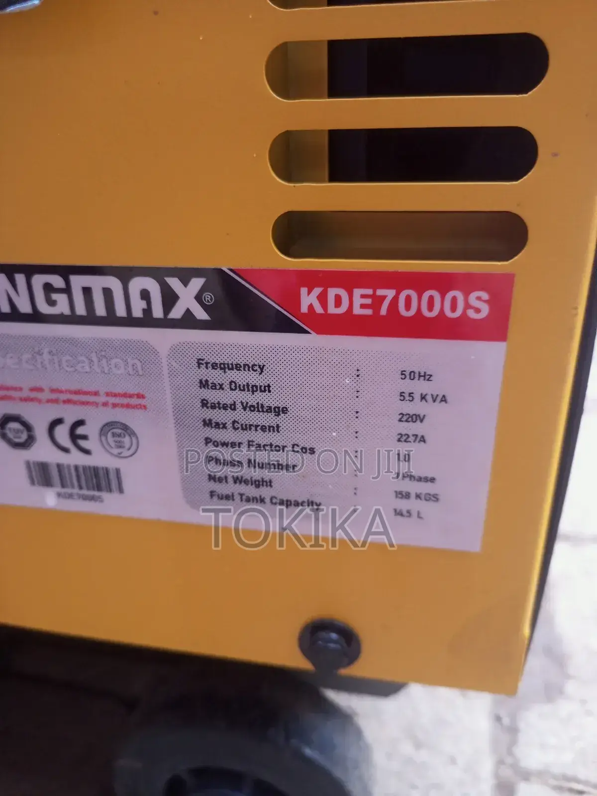Kingmax Diesel Generator 5.5kva