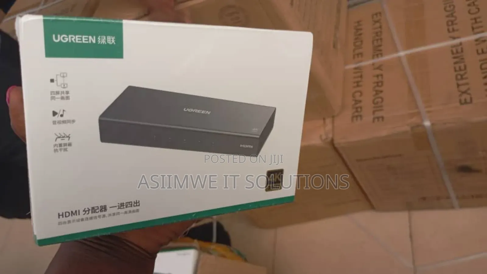 Original Ugreen Hdmi Splitter 4ports
