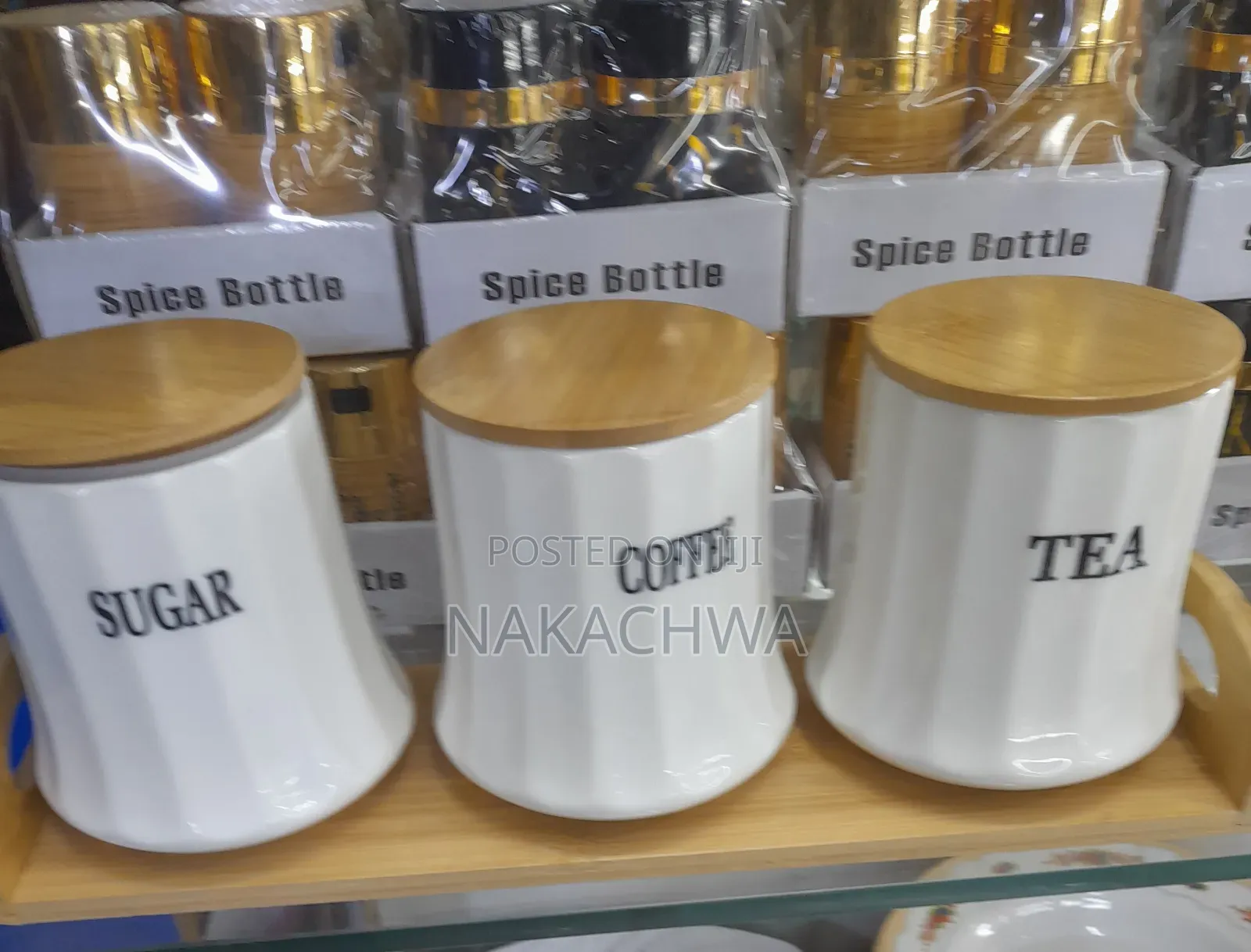 3 Pices of Ceramic Canister Set