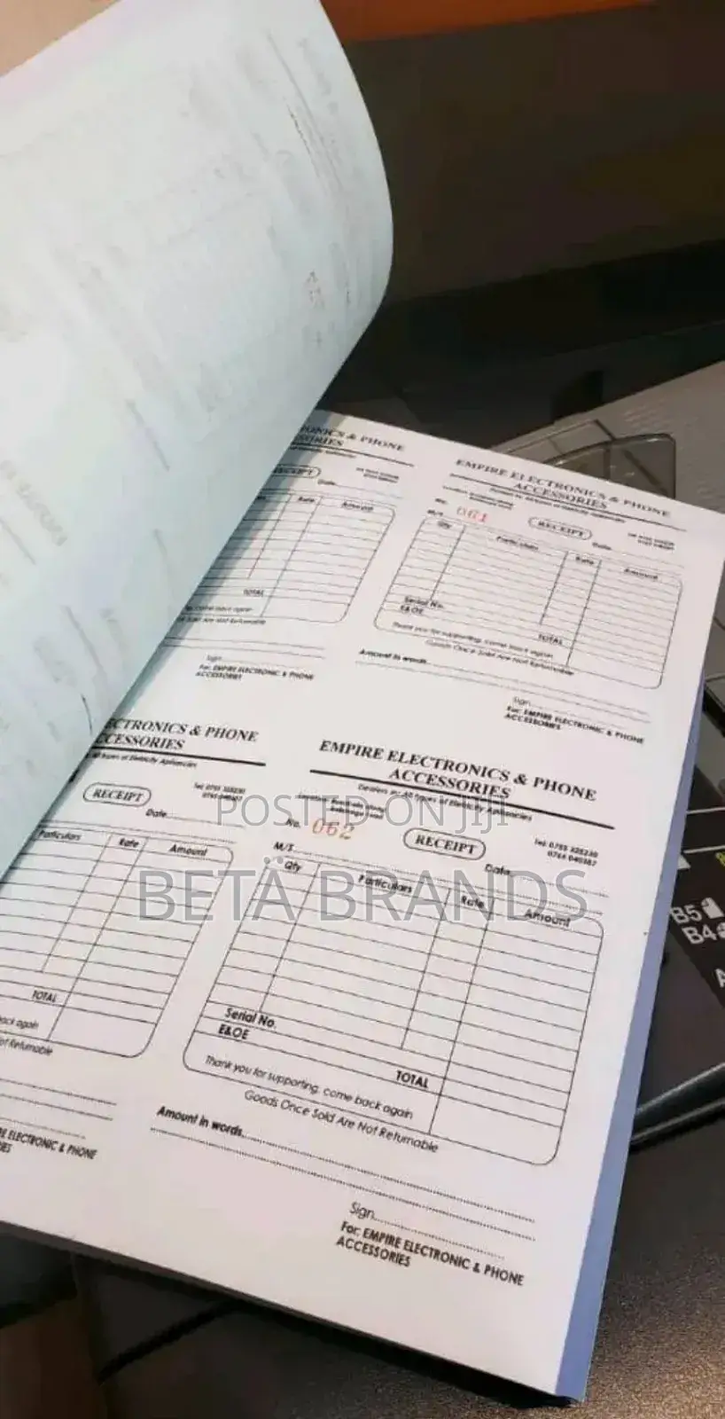 Receipt Books