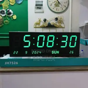 Led Digital Wall Alarm Clock and Calendar