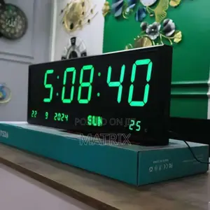 Led Digital Wall Alarm Clock and Calendar