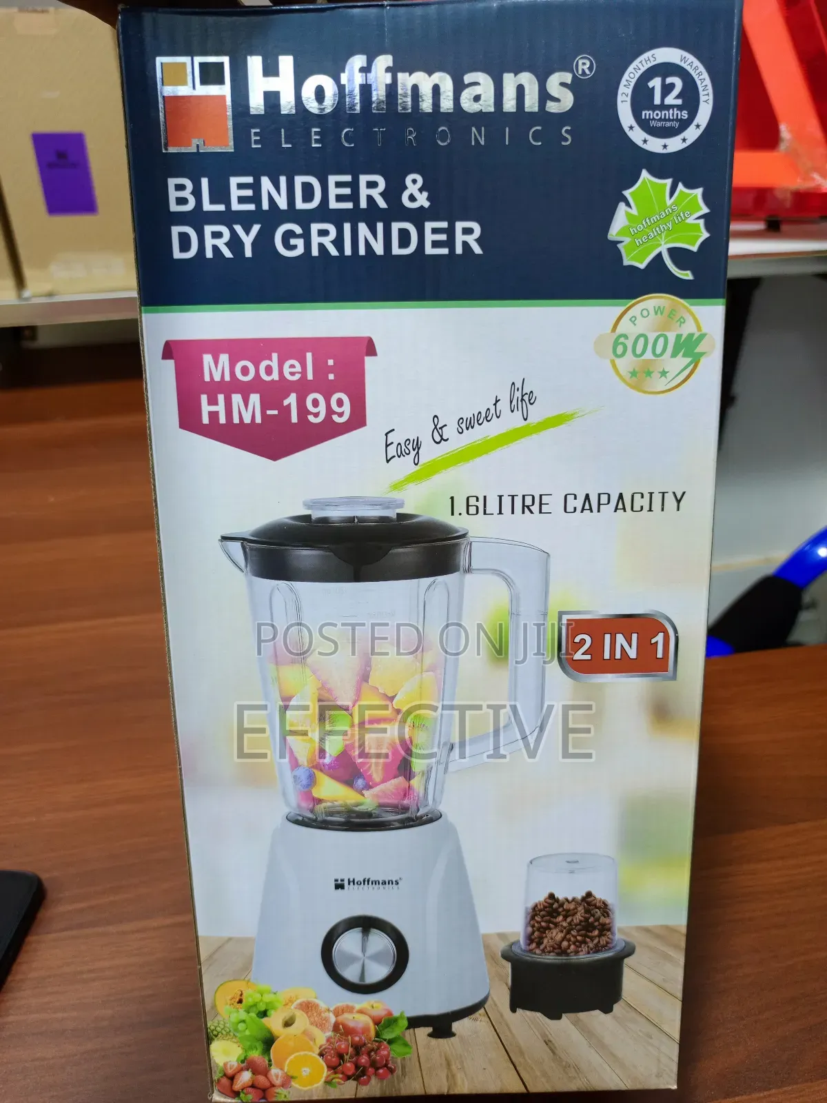 Hoffmans Hm-199 Blender Dry Grinder.